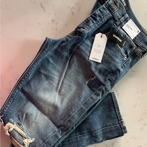 Express jeans - vintage skinny high rise size: 6